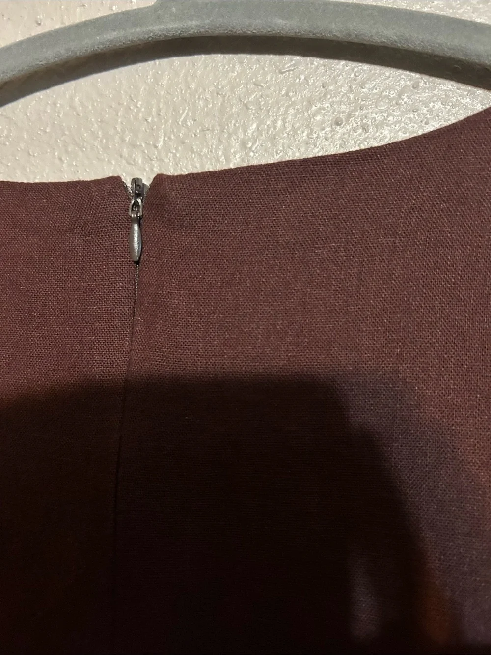 Una Brown Ruffle Sleeve Mini Dress - Picture 4 of 7